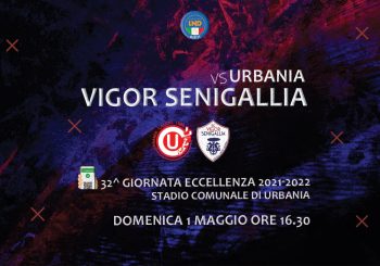 Penultima trasferta stagionale: domenica c’è Urbania-Vigor Senigallia (h16,30)